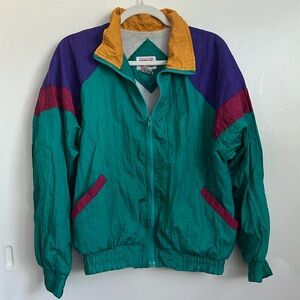 ROCK CREEK CASUALS Vtg 90s Windbreaker Size M